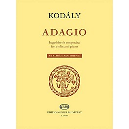 Editio Musica Budapest Adagio for Violin and Piano (New Edition) EMB Series Softcover
