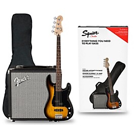Squier Affinity PJ Bass Pack with Fender Rumble 15G Amp