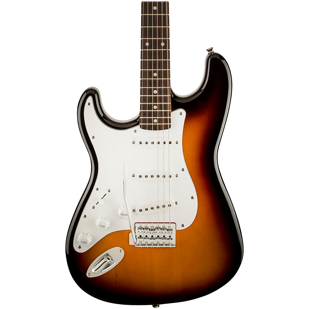 Squier Affinity Stratocaster Left Handed Electric Guitar Brown Sunburst Guitar Center