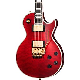 Blemished Epiphone Alex Lifeson Les Paul Custom Axcess Electric Guitar Level 2 Ruby 197881064709