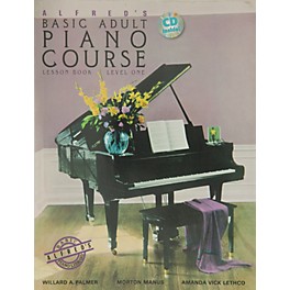 Alfred Alfred's Basic Adult Piano Course Lesson Book 1 Book 1 & CD