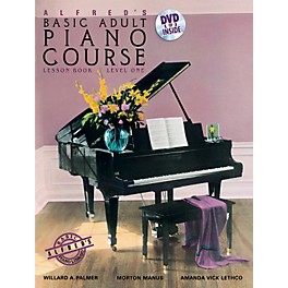 Alfred Alfred's Basic Adult Piano Course Lesson Book 1 & DVD