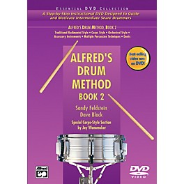 Alfred Alfred's Drum Method Book 2 Book & DVD in Hard Case
