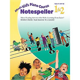 Alfred Alfred's Kid's Piano Course Notespeller 1 & 2 Book