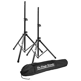 Open Box On-Stage All-Aluminum Speaker Stand Pak With Draw String Bag Level 1
