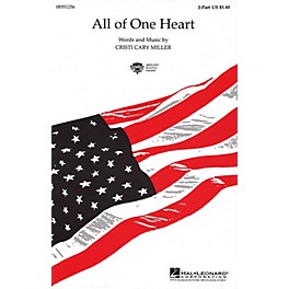 Hal Leonard All of One Heart 2-Part composed by Cristi Cary Miller