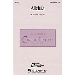 Edward B. Marks Music Company Alleluia SATB a cappella composed by William Bolcom