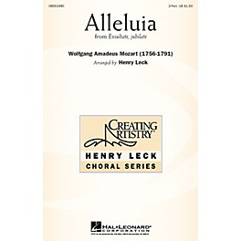 Hal Leonard Alleluia (from Exsultate, Jubilate) 2-Part arranged by arr. Henry Leck