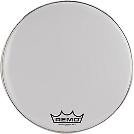 Remo Ambassador Smooth White Bass Head With Crimplock Collar