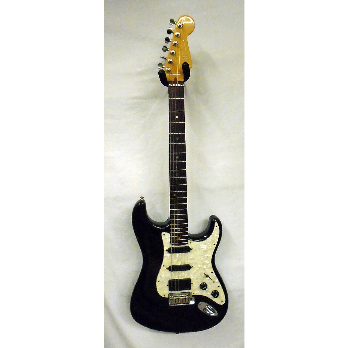 Used Fender American Deluxe Stratocaster Hss Metallic Black Guitar Center
