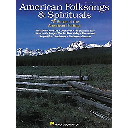Hal Leonard American Folksongs and Spirituals Piano/Vocal/Guitar Songbook