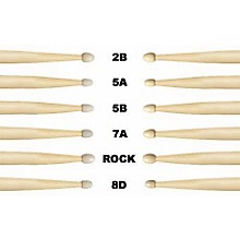 Drumstick Size Chart