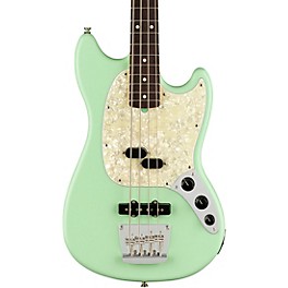 Blemished Fender American Performer Mustang Bass Rosewood Fingerboard Level 2 Satin Seafoam Green 197881131838