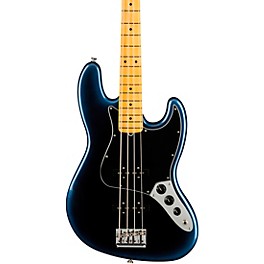 Blemished Fender American Professional II Jazz Bass Maple Fingerboard Level 2 Dark Night 197881105563