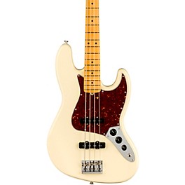 Blemished Fender American Professional II Jazz Bass Maple Fingerboard Level 2 Olympic White 197881175672