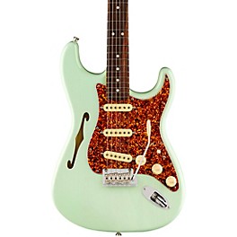 Fender American Professional II Stratocaster Thinline Limited-Edition Electric Guitar Transparent Surf Green