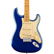 American Ultra Stratocaster Maple Fingerboard Electric Guitar Cobra Blue