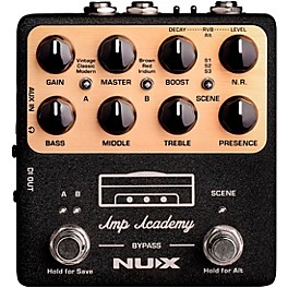 Open Box NUX Amp Academy Amp Modeler, IR Loader, and 16 Effects Pedal Level 1 Black
