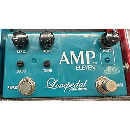 Used Lovepedal Amp Eleven Overdrive Boost Effect Pedal
