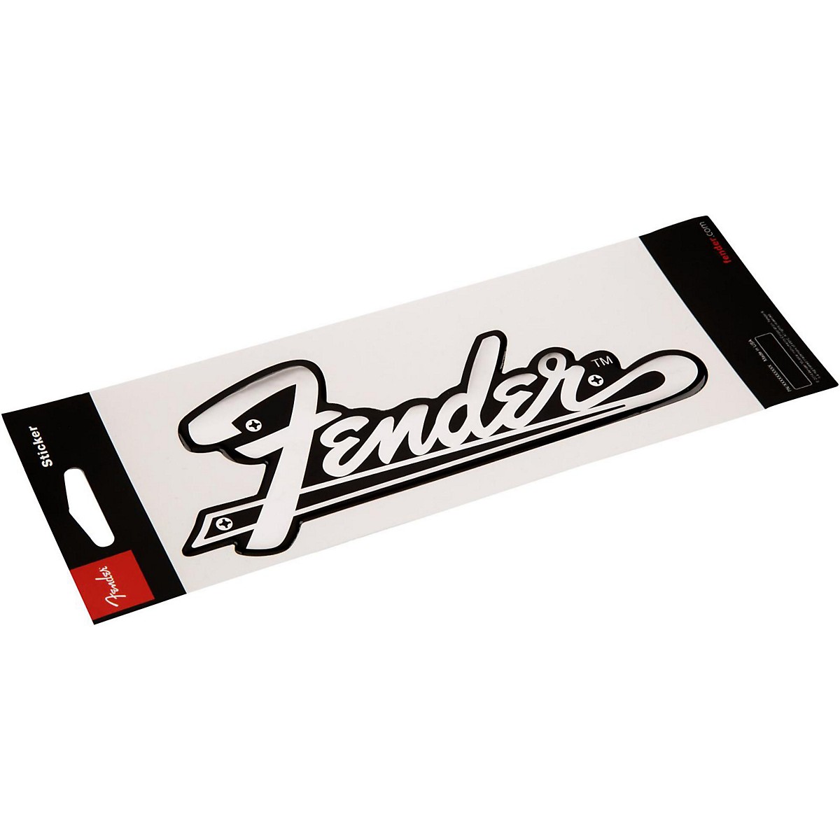 Fender Amplifier Logo 3D Sticker Guitar Center