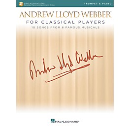 Hal Leonard Andrew Lloyd Webber for Classical Players - Trumpet and Piano Book/Audio Online