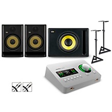 Universal Audio Apollo Solo Thunderbolt With KRK ROKIT G5 Studio Monitor Pair & S10 Subwoofer (Stands & Cables Included) -