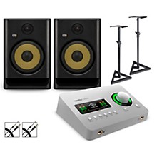 Universal Audio Apollo Solo Thunderbolt With KRK ROKIT G5 Studio Monitor Pair (Stands & Cables Included) -