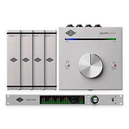 Universal Audio Apollo X16D Essentials+ 18x20 TB Audio Interface Dante With Four Apollo e1x Remote-Controllable Unison Pre...