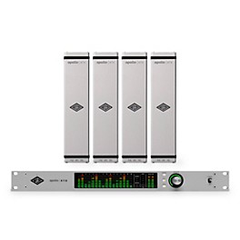 Universal Audio Apollo X16D Ultimate 18x20 TB Audio Interface Dante with Four Apollo e1x Remote-Controllable Unison Preamps