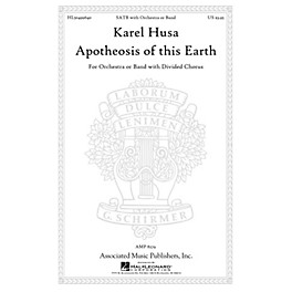 Associated Apotheosis of This Earth SATB composed by Karel Husa