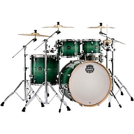 Mapex Armory Series Exotic Rock 5-Piece Shell Pack With 22" Bass Drum Emerald Burst