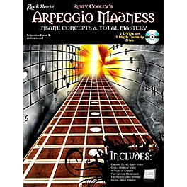 Rock House Arpeggio Madness - Insane Concepts & Total Mastery Book/DVD