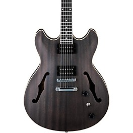 Open Box Ibanez Artcore AS53 Semi-Hollow Electric Guitar Level 1 Flat Transparent Black