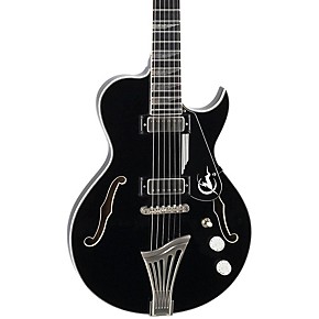 luna semi hollow guitar