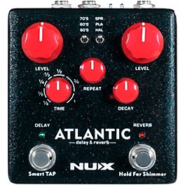 Open Box NUX Atlantic Delay & Reverb Effects Pedal
