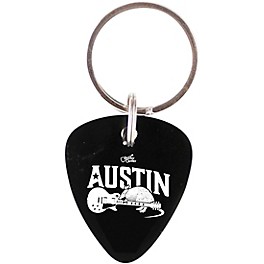 Guitar Center Austin Guitar Pick Keychain