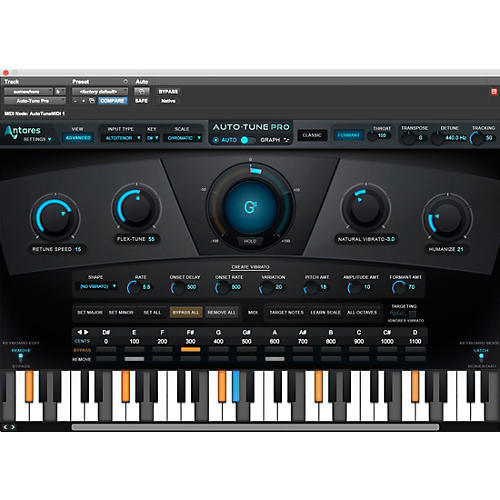 Antares Auto Tune Live Vocal Processing Software