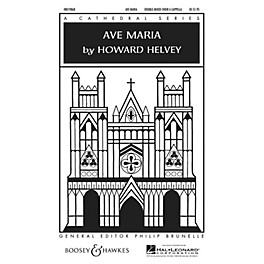 Boosey and Hawkes Ave Maria SATB Double Choir composed by Howard Helvey