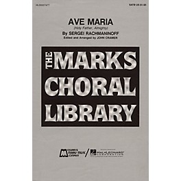 Edward B. Marks Music Company Ave Maria SATB a cappella composed by Sergei Rachmaninoff