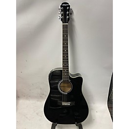 Used Aria Aw 20cebk Acoustic Guitar