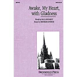 Hal Leonard Awake, My Heart, With Gladness SATB composed by Deborah Govenor