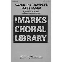 Edward B. Marks Music Company Awake the Trumpet's Lofty Sound SATB composed by George Friedrich Handel