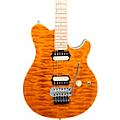 Ernie Ball Music Man Axis Premium One Piece Quilt Top Electric Guitar Translucent Gold