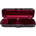 Bobelock B1002VS Oblong Woodshell Suspension Violin Case 4/4 Size Black Exterior, Wine Interior