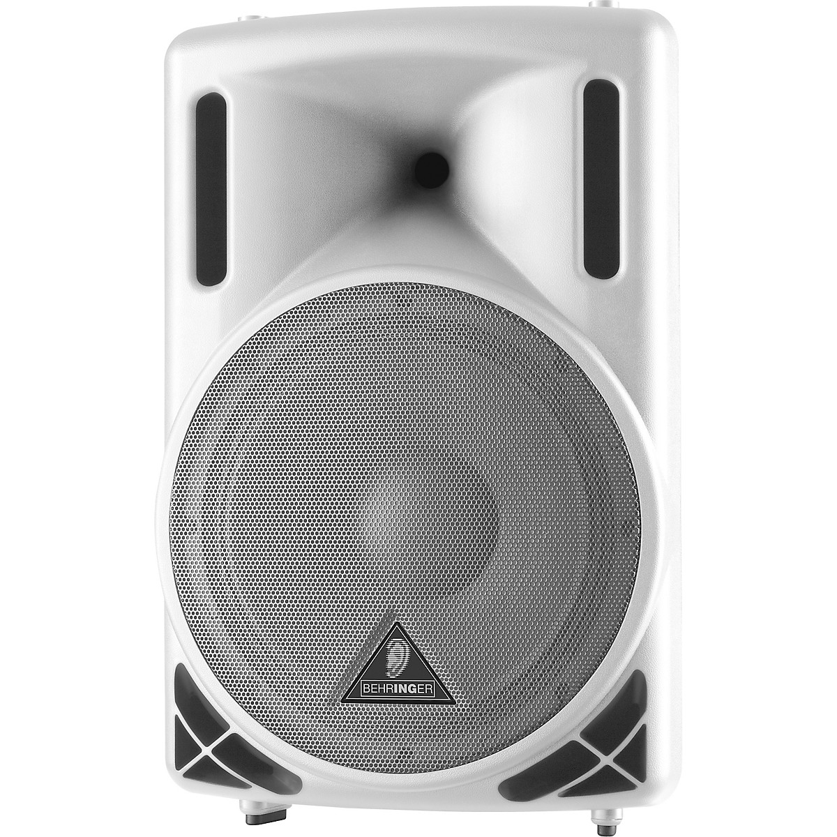 white pa speakers