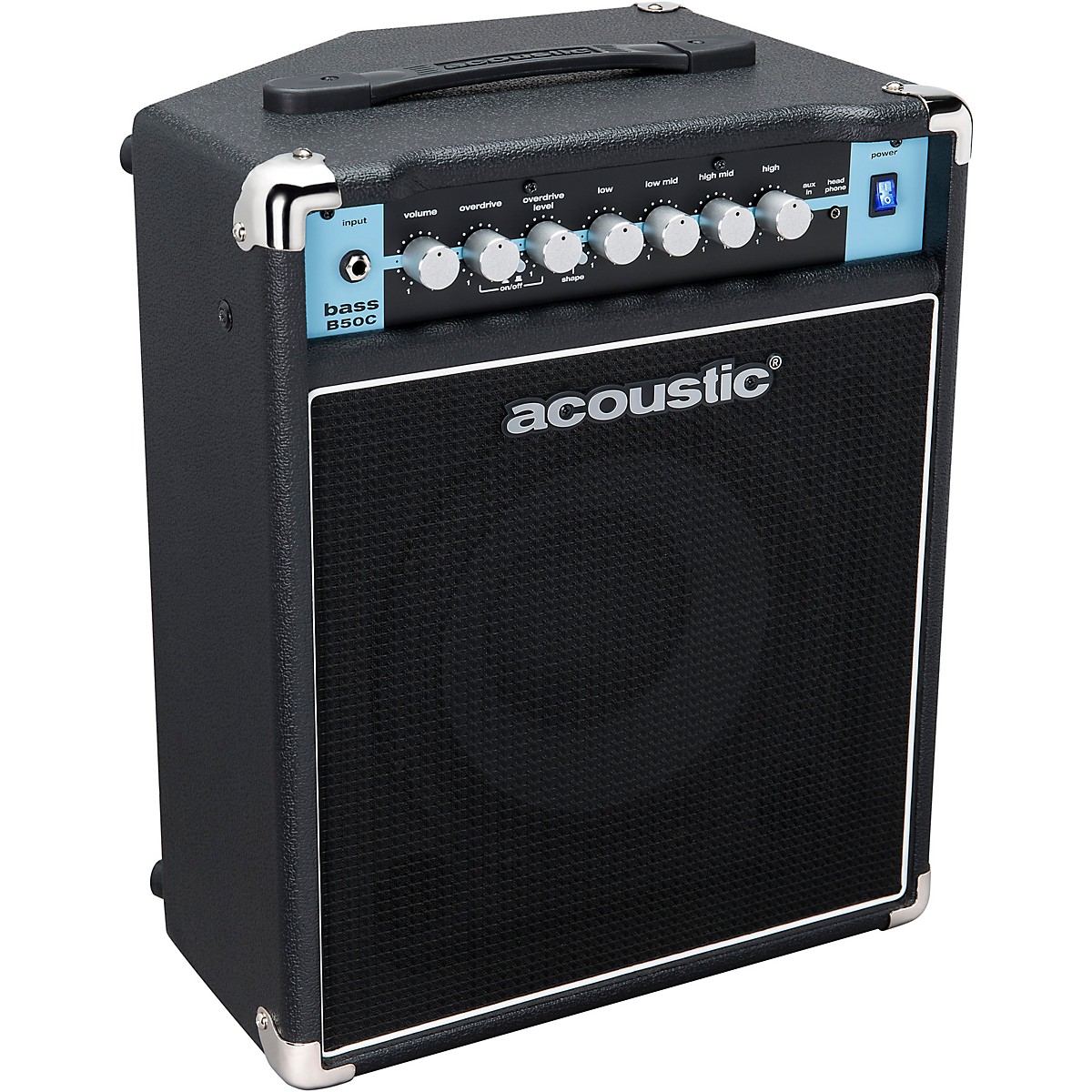 Acoustic B50c 1x10 50w Bass Combo With Tilt Back Cab Black