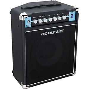 Acoustic B50C 1X10 50W Bass Combo with Tilt-Back Cab Black 