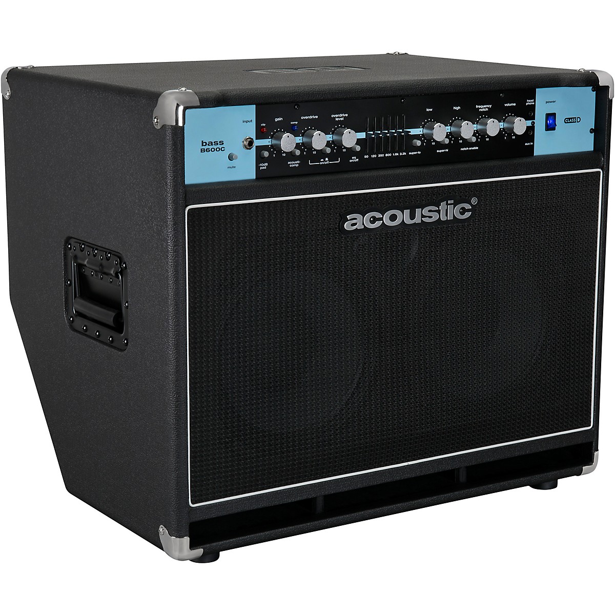 Acoustic B600c 2x10 600w Bass Combo With Tilt Back Cabinet