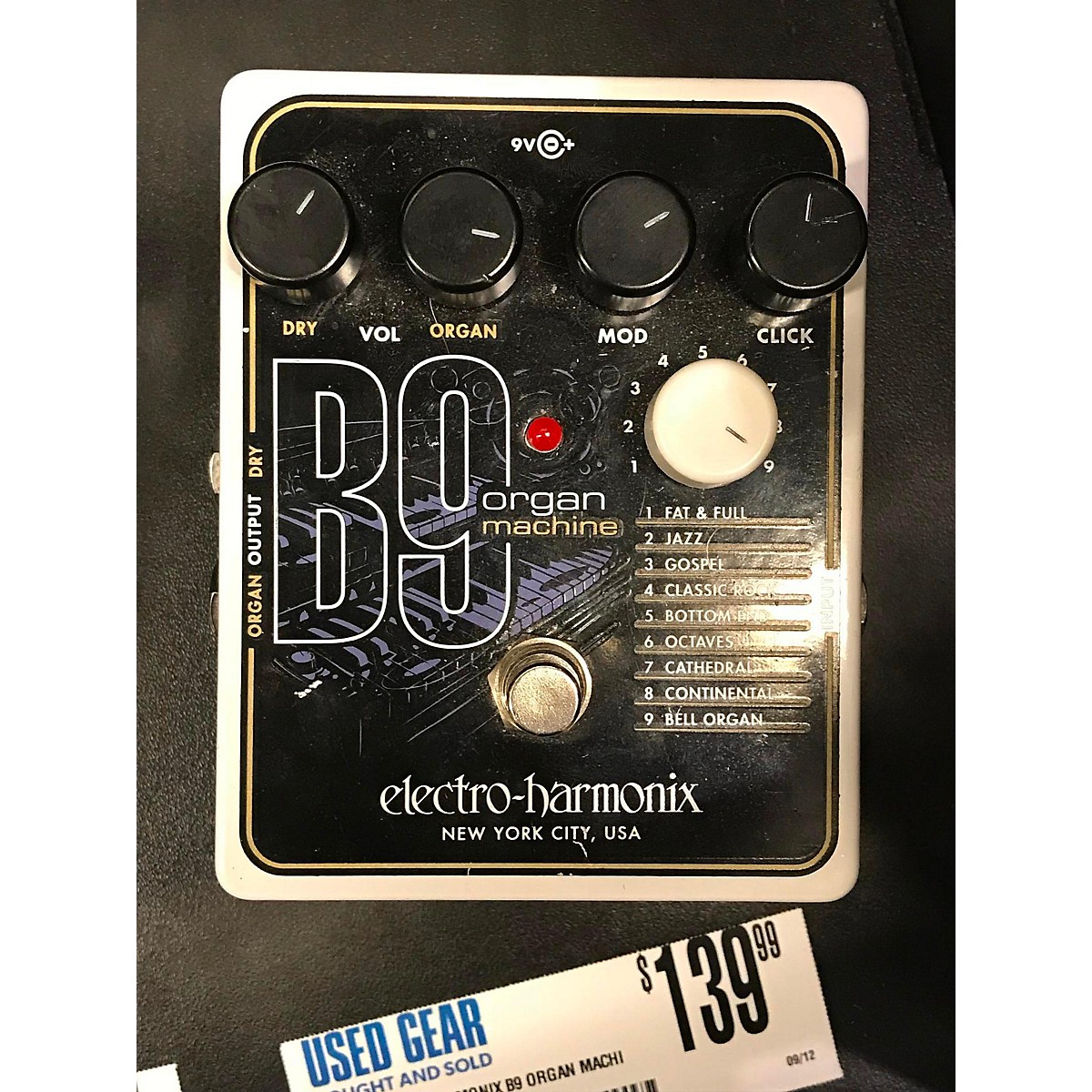 Guitar Pedal Electro-Harmonix B9 Organ Machine Pedala Guitar