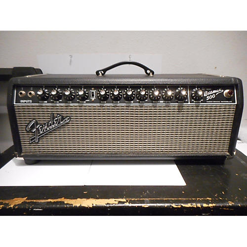 Used Fender BASSMAN 500 Tube Bass Amp Head Guitar Center